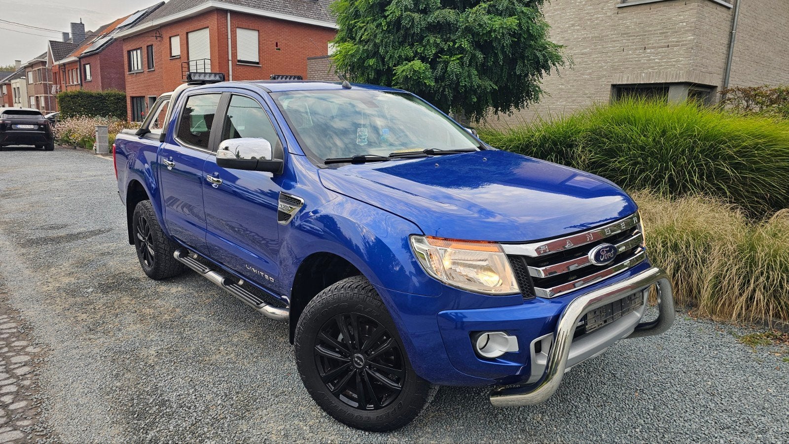 Ford Ranger Limited 3.2 L Diesel/Bj 2014/186.000Km/Euro 5B, Auto's, Euro 5, Zwart, Adaptive Cruise Control, Blauw