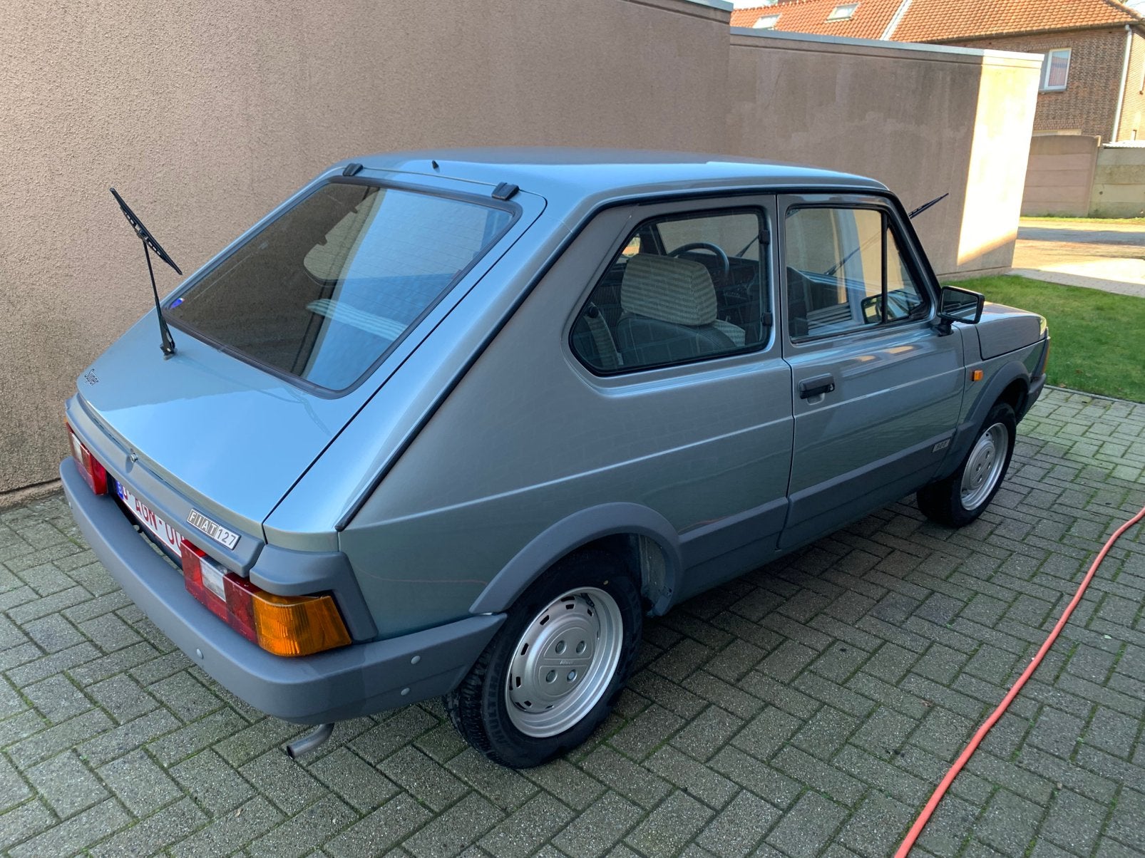 Fiat 127 super 900 cc bwj 83, Auto's, Voorwielaandrijving, 4 zetels, 4 cilinders, Blauw