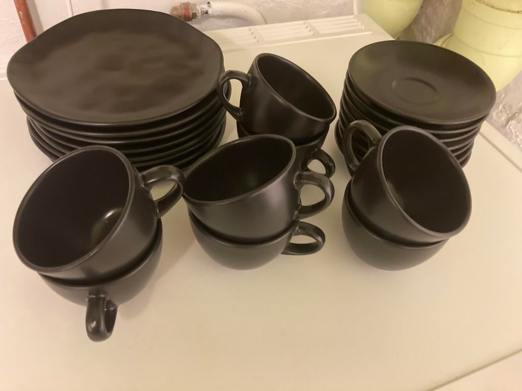 Zwart servies nieuw, Ophalen, Nieuw
