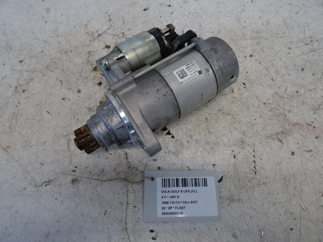 STARTMOTOR Volkswagen Golf VIII (CD1) (02L911024B), Gebruikt, Volkswagen, Volkswagen AG, Kundenbetreuung@volkswagen.de