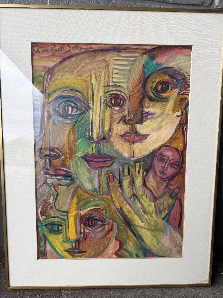 Patrick Boudon – Grande peinture originale – Signée, Enlèvement