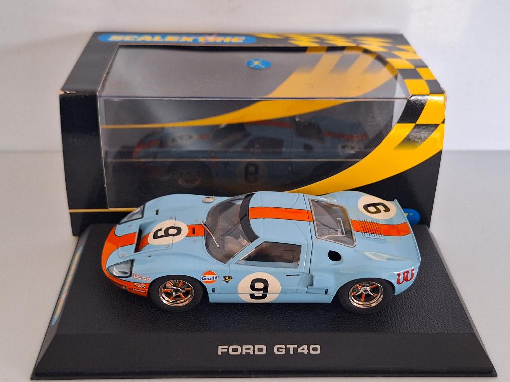 Scalextric Ford Gt 40 1968 #9 Ref Nr C2403, Overige merken, Racebaan, Nieuw, Ophalen of Verzenden