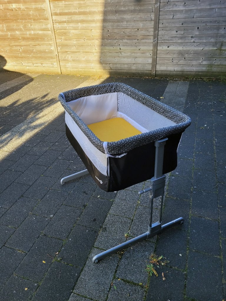 Babybedje Safety 1st Calidoo co-sleeper, Kinderen en Baby's, Kinderkamer | Bedden, Ophalen, Zo goed als nieuw, Minder dan 140 cm