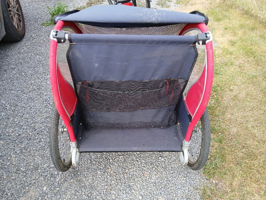 Remorque - charrette pour vélo, Vélos & Vélomoteurs, Accessoires vélo | Remorques, Utilisé, Remorque pour enfant, 20 à 40 kg, Pliable