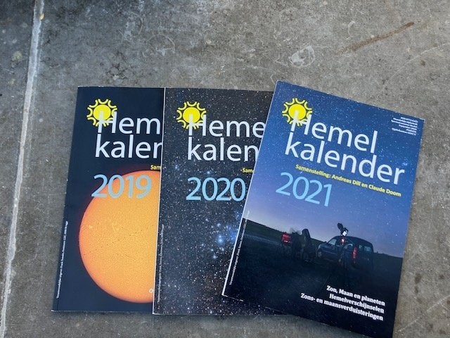 CALENDRIER DU CIEL 2021 2020 2019 ASSOCIATION D'ASTRONOMIE, Enlèvement ou Envoi, Comme neuf, Sciences naturelles