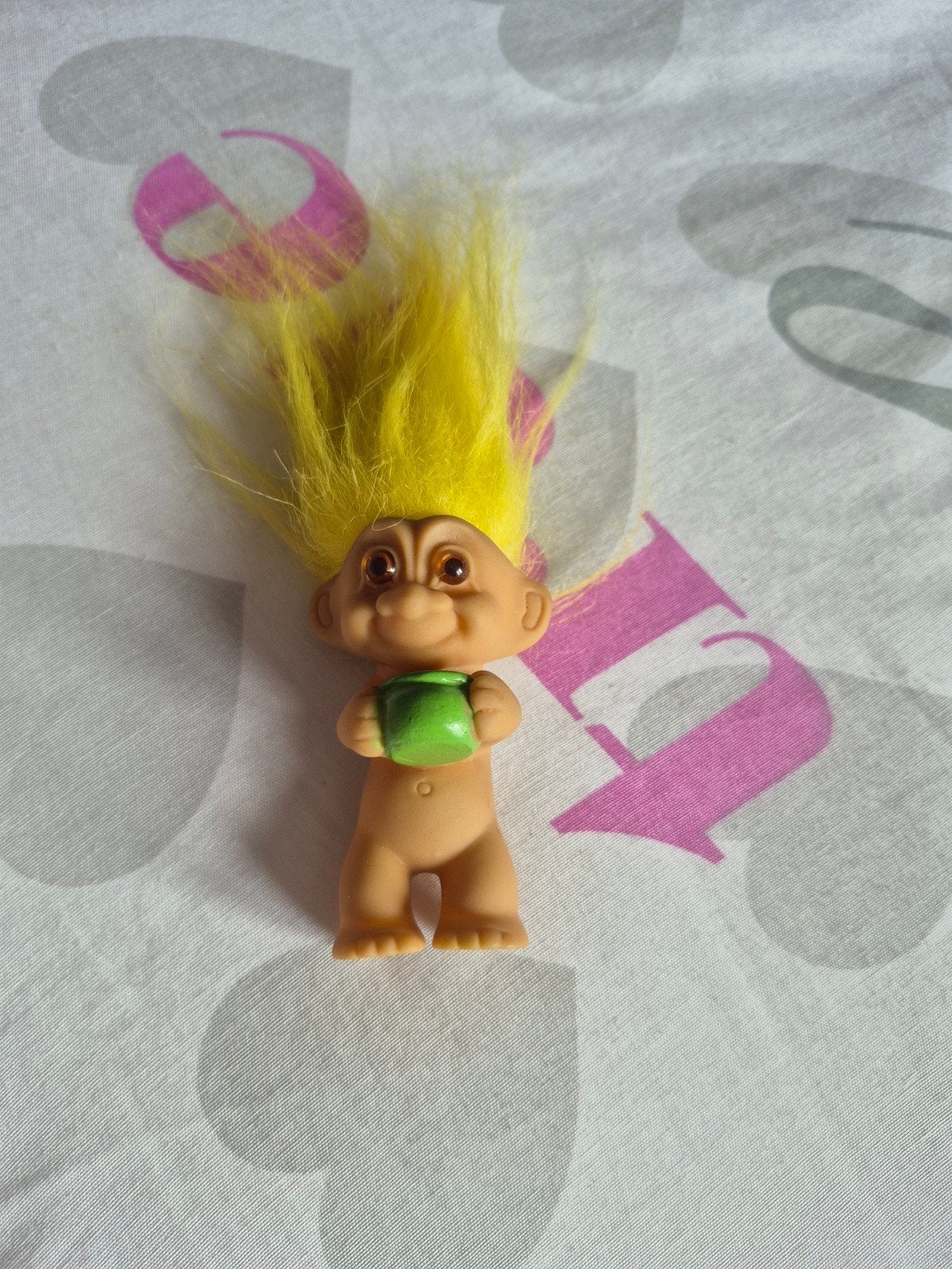 troll vintage popje goede staat 8cm, Ophalen of Verzenden