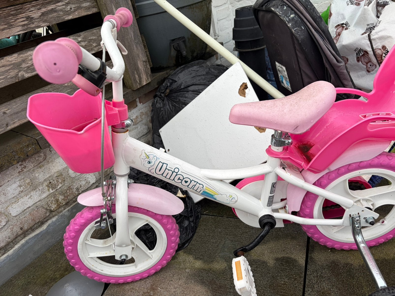 Kinderfiets, Ophalen, Zo goed als nieuw