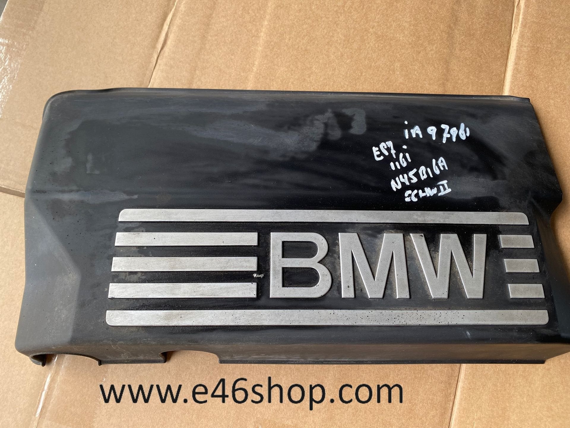 AFDEKPLAAT MOTOR BMW E81 E87 E46 E90 OE 11127530743, -, Utilisé, -, Enlèvement ou Envoi