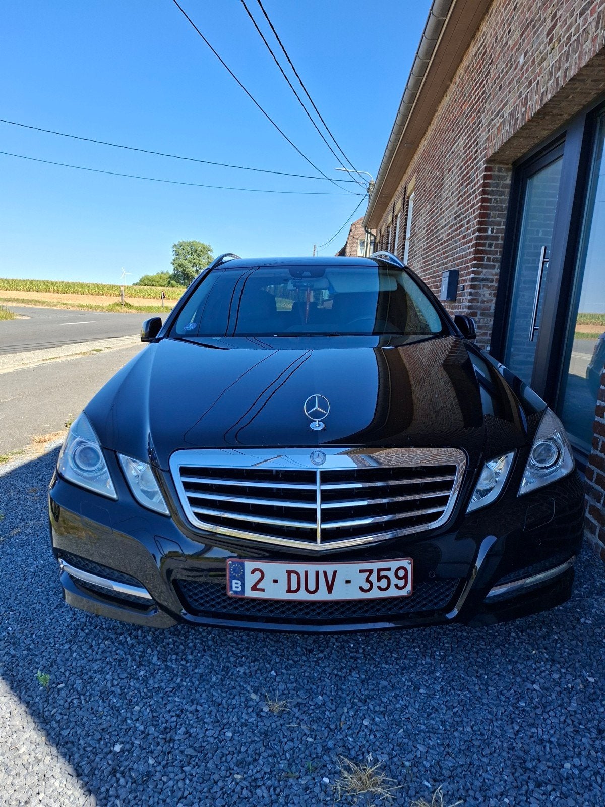Mercedes E 200 break, Achterwielaandrijving, Zwart, 4 cilinders, Zwart
