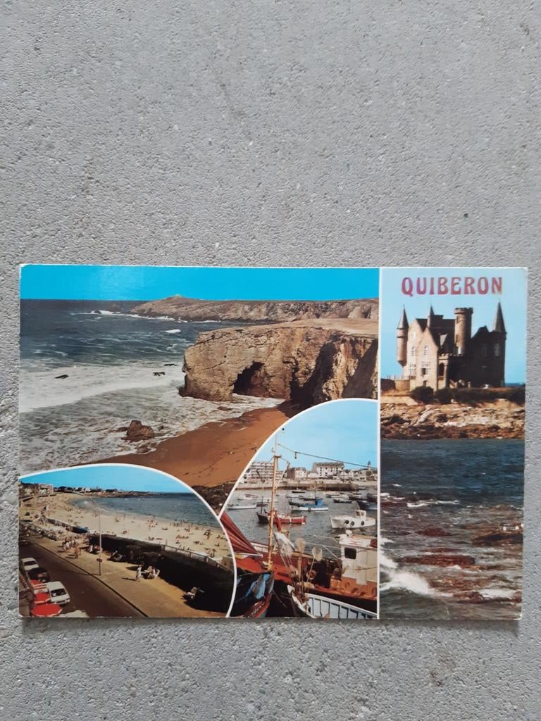 Postkaart QUIBERON(Bretagne), Ophalen of Verzenden, 1980 tot heden, Ongelopen, Frankrijk