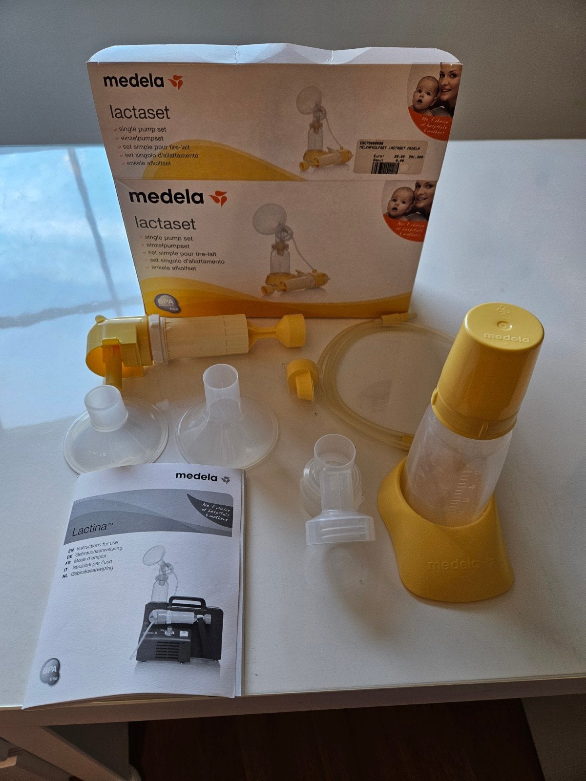 Medela Lactaset (afkolfset), Kinderen en Baby's, Ophalen, Gebruikt, Borstkolf, Medela