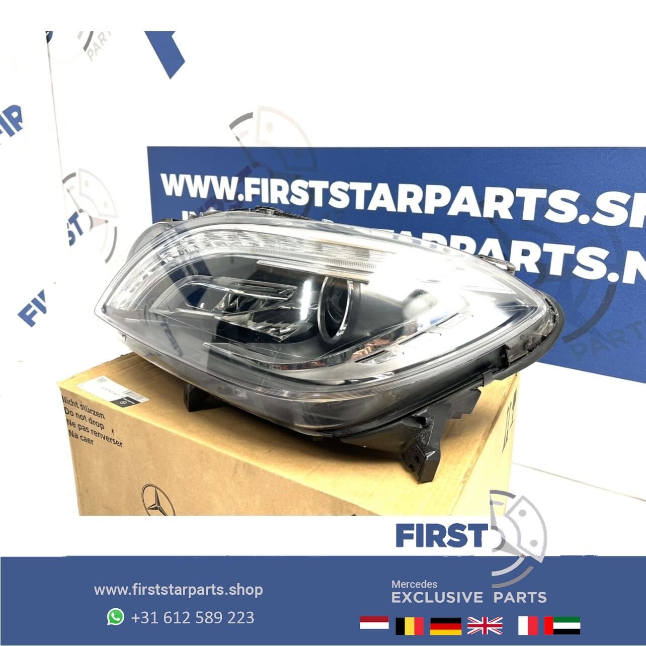 A1668207259 W166 ML ILS LED KOPLAMP LINKS Mercedes 2011-2015, Utilisé, -, -, Enlèvement ou Envoi