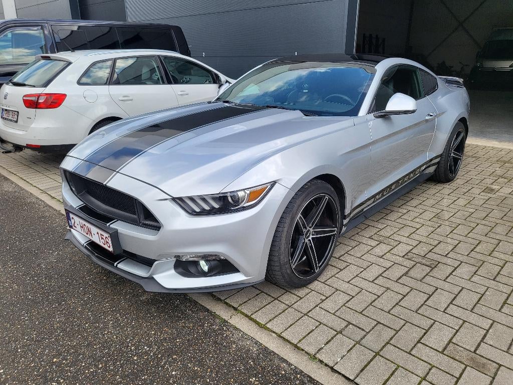 FORD MUSTANG 2,3 Eco Boost, Autos, Ford, Cuir, Argent ou Gris, Achat, https://public.car-pass.be/vhr/3a9b4087-9638-4ecc-997c-a2d8379734c9
