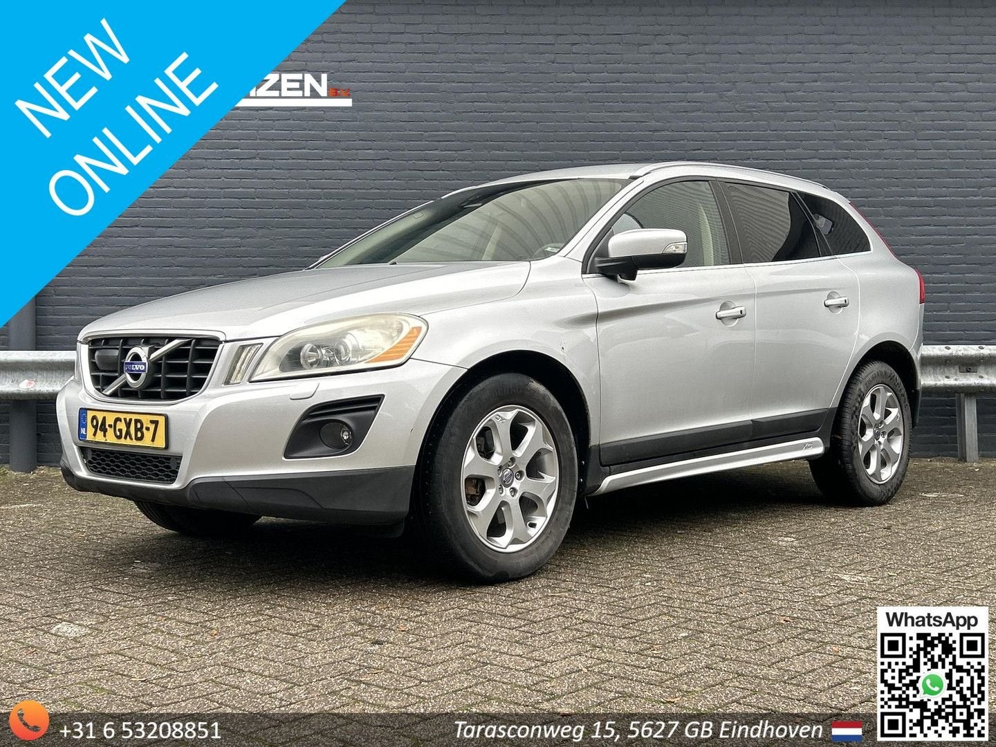 Volvo XC60 2.4D AWD Summum | Leder | Climate | PDC | Trekhaa, Auto's, 199 g/km, Bedrijf, SUV of Terreinwagen, Zilver of Grijs