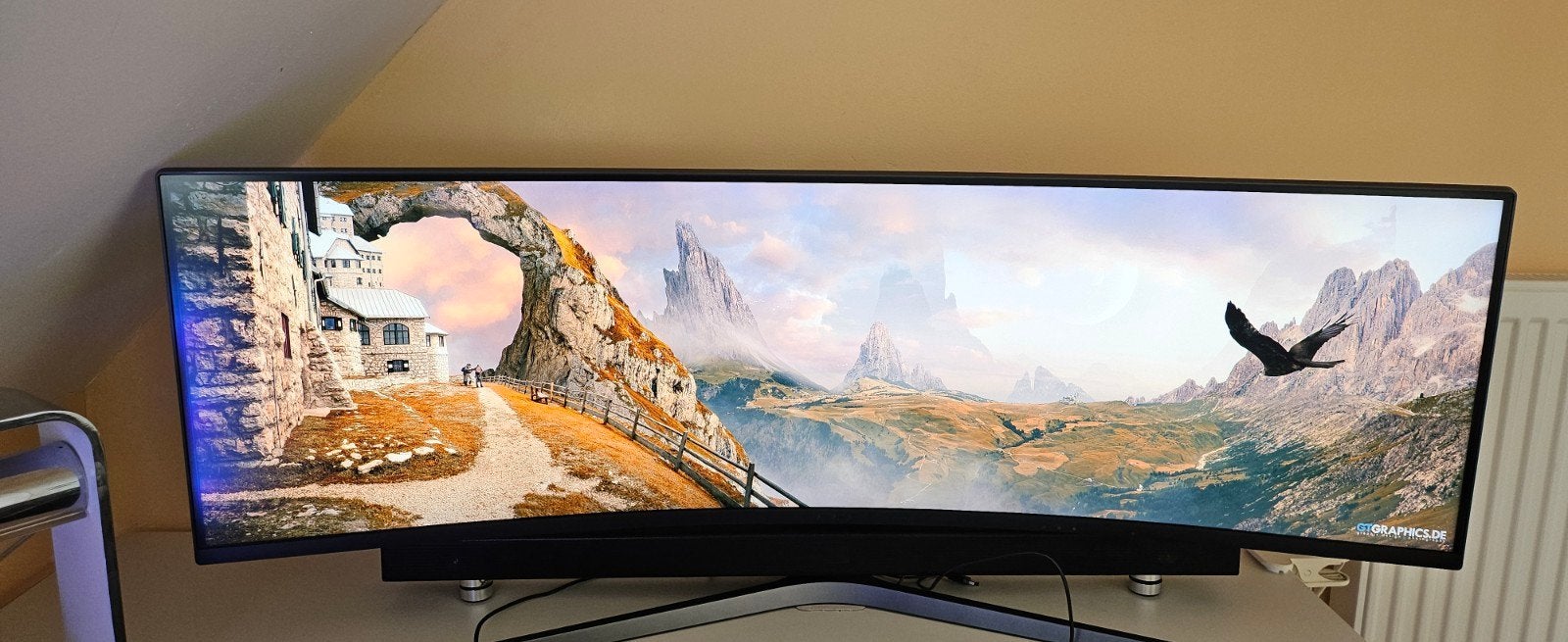 Samsung 49 inch CHG90 pc-scherm in uitstekende staat, Computers en Software, Desktop Pc's, Ophalen, Zo goed als nieuw, Samsung