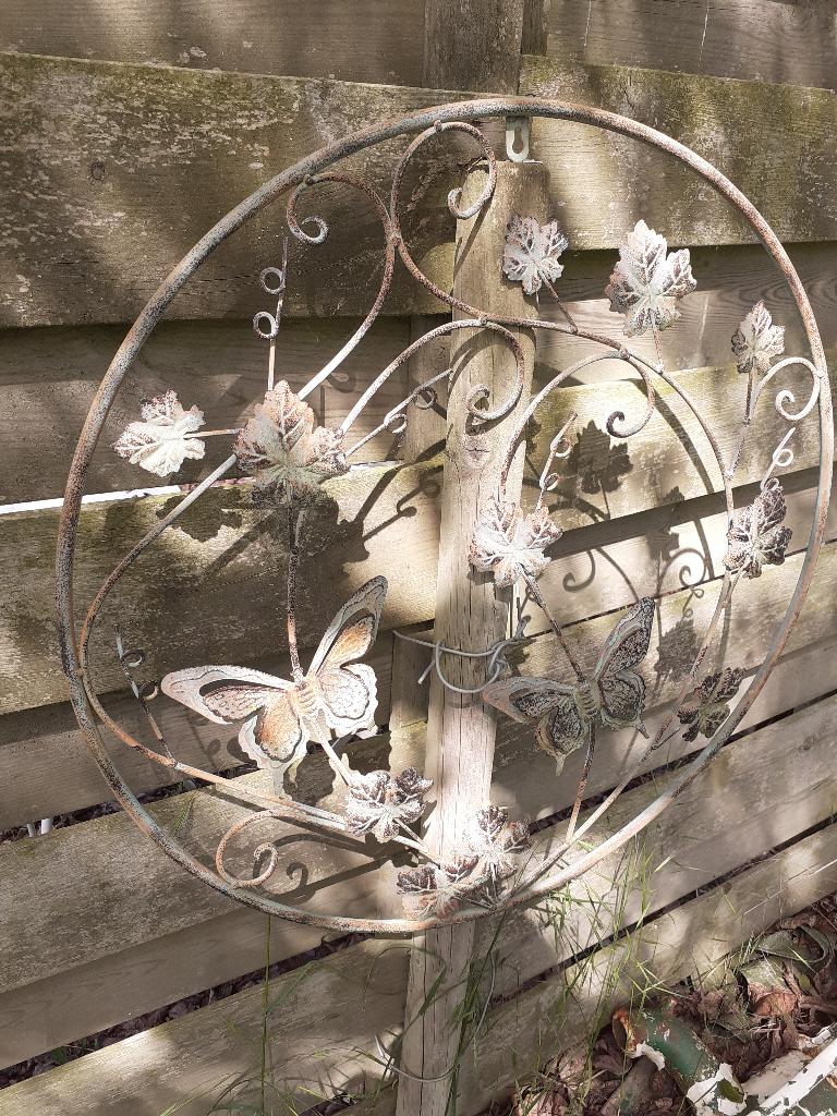 DECORATION MURALE EN METAL (Les papillons)., Jardin & Terrasse, Enlèvement ou Envoi, Comme neuf
