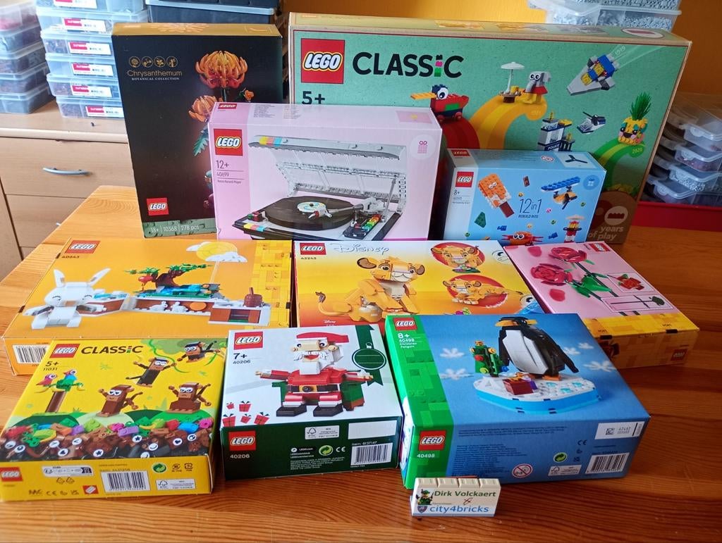 Lego sealed sets, Ophalen, Lego