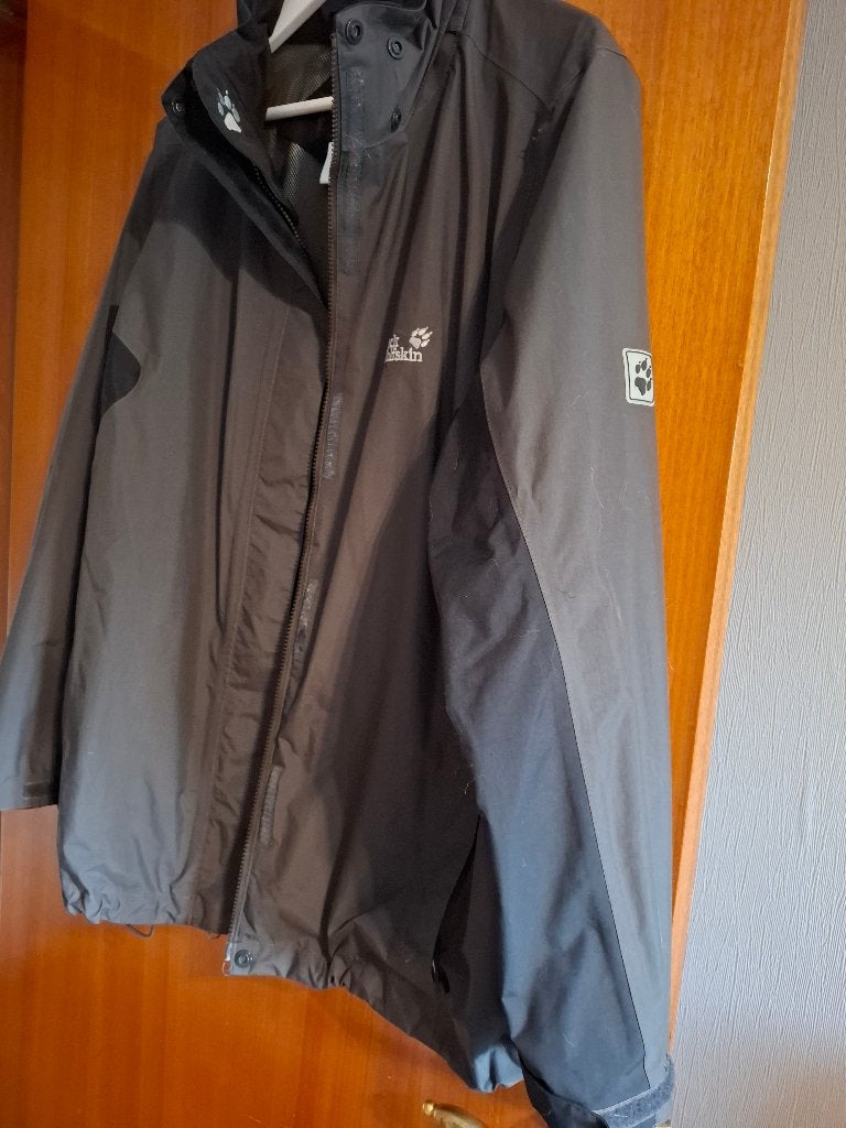 Jas, Ophalen, Jack wolfskin, Zwart, Overige maten