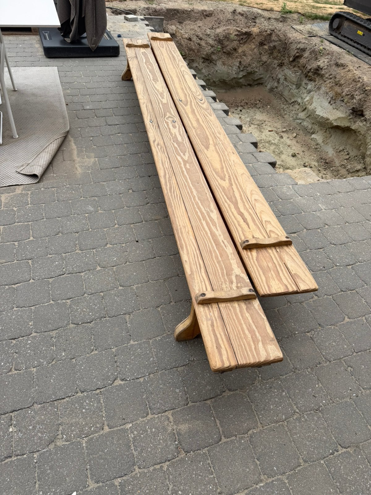 2 Zweedse banken 350cm, Sport en Fitness, Turnen, Ophalen, Gebruikt, Materiaal
