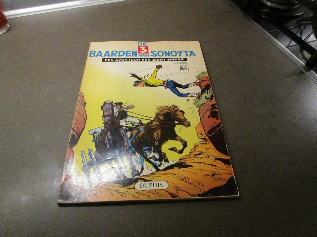 Jerry Spring - De 3 baarden - 1e druk - 1959, Enlèvement ou Envoi, Une BD, Comme neuf, Jijé