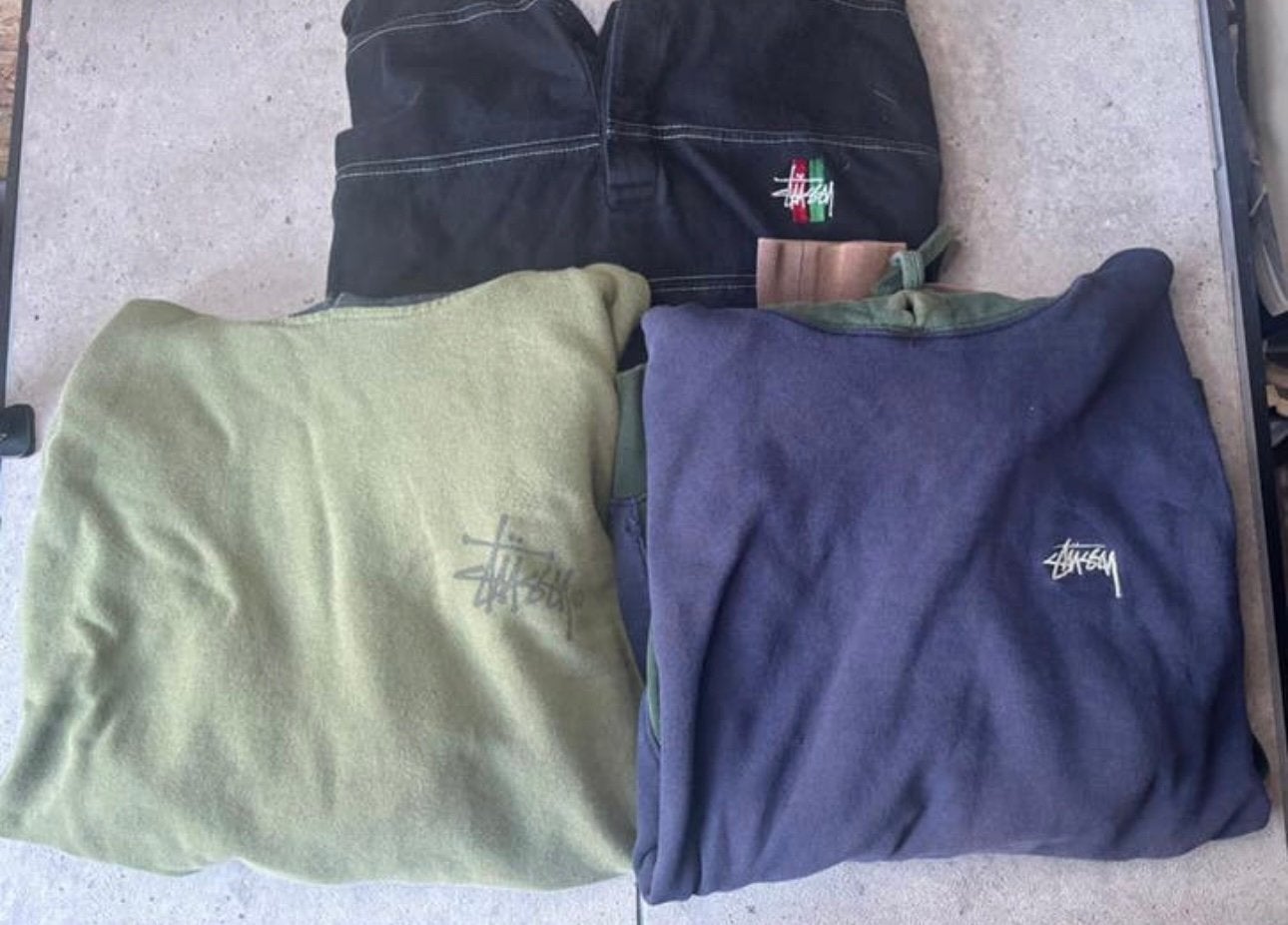 3 Stussy Truien maat L, Kleding | Heren, Truien en Vesten, Ophalen of Verzenden, Zo goed als nieuw, Maat 52/54 (L), Overige kleuren
