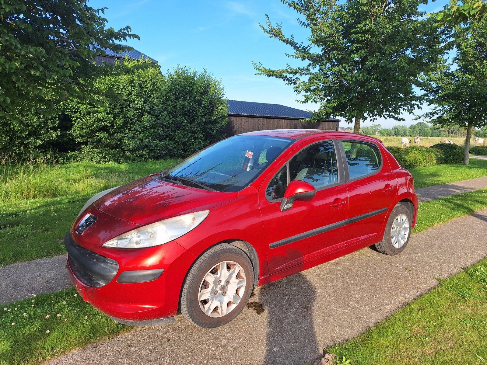 Peugeot 207 + 1.4cc benzine klaar voor registratie, Auto's, Euro 5, Elektrische buitenspiegels, Handgeschakeld, 5 deurs