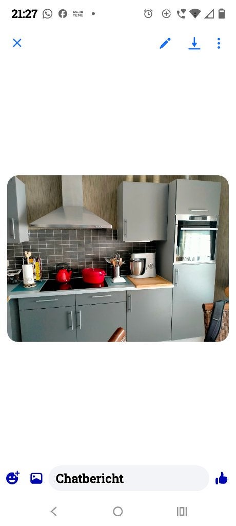 Cuisine Schmidt, Gris, Bois, Enlèvement, Utilisé