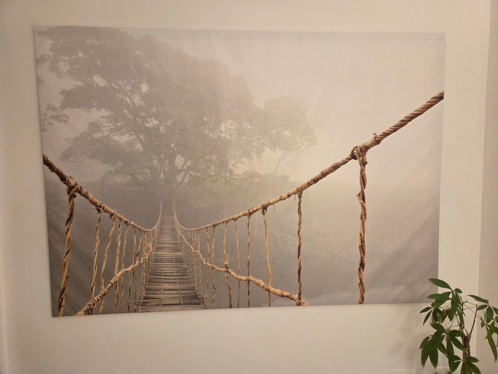 Mooie grote wanddecoratie van Ikea, Ophalen, 200 cm, 140 cm