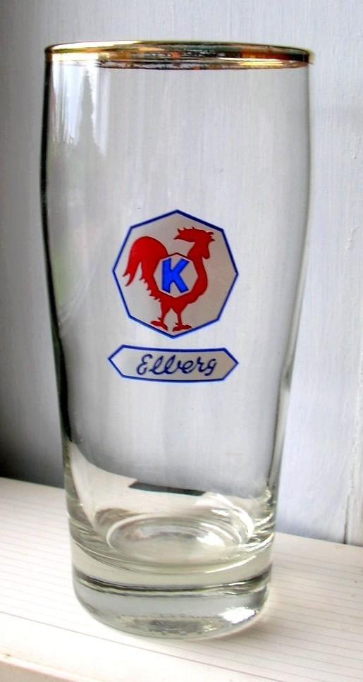 ELBERG, Ophalen of Verzenden, Zo goed als nieuw, Glas of Glazen