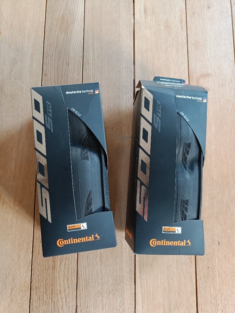 Continental GP5000s TR 28 mm, Enlèvement ou Envoi, Comme neuf, Pneu, Continental