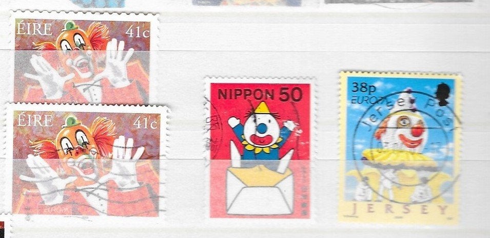 Timbres Cirque irl et jap 4t, Envoi