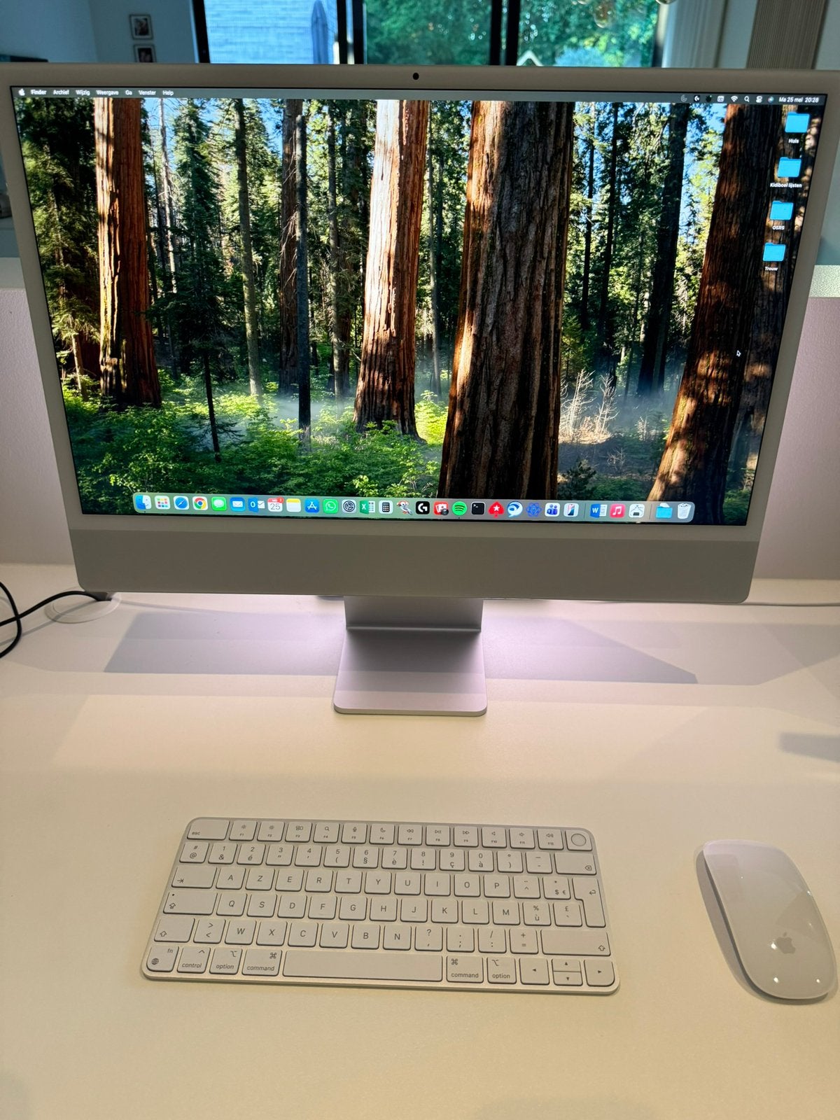 Apple iMac M1 24 inch zilver, Enlèvement, Comme neuf, IMac, SSD