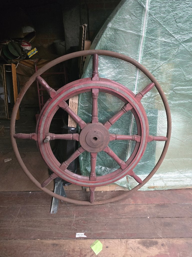 Barre à roue de bateau - roue de Gouvernail de bateau 130cm, Enlèvement