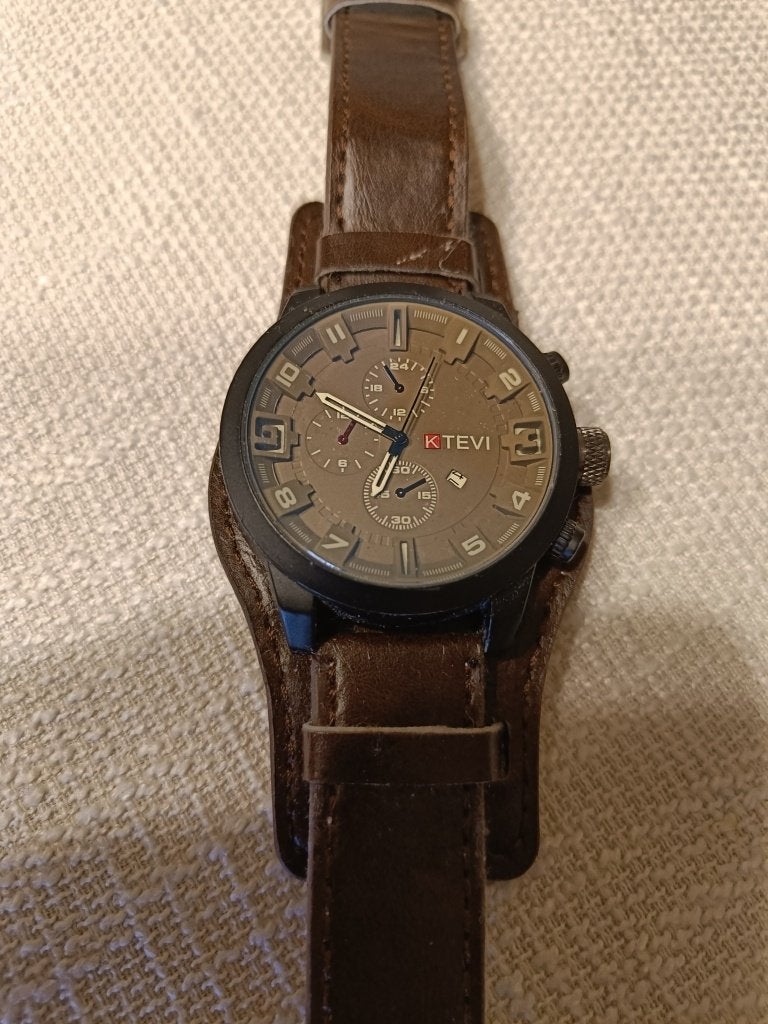 diverse  pols horloges, Bijoux, Sacs & Beauté, Montres | Hommes, Montre-bracelet, Cuir, Comme neuf, Enlèvement