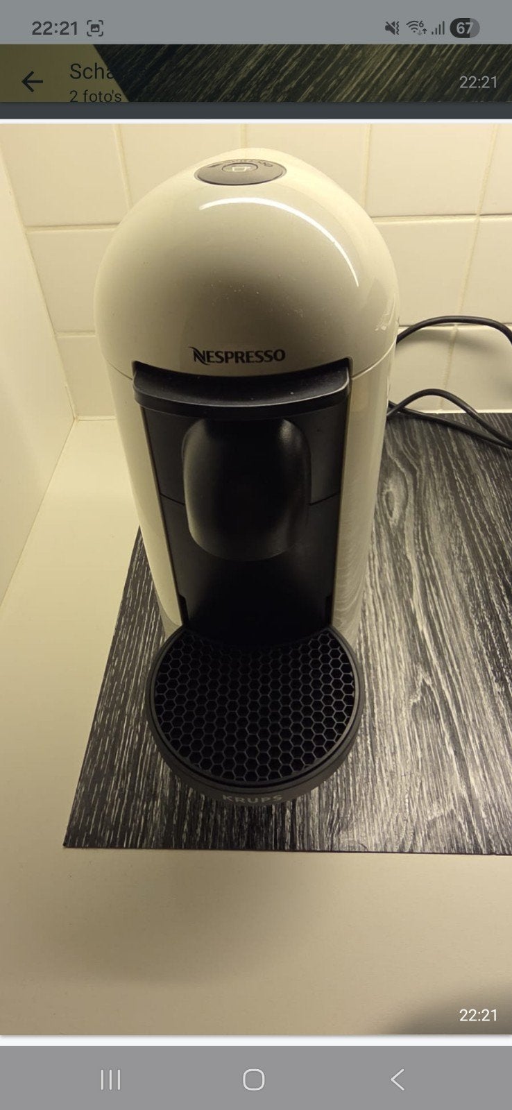 nespresso vertuo, Electroménager, Cafetières, Enlèvement