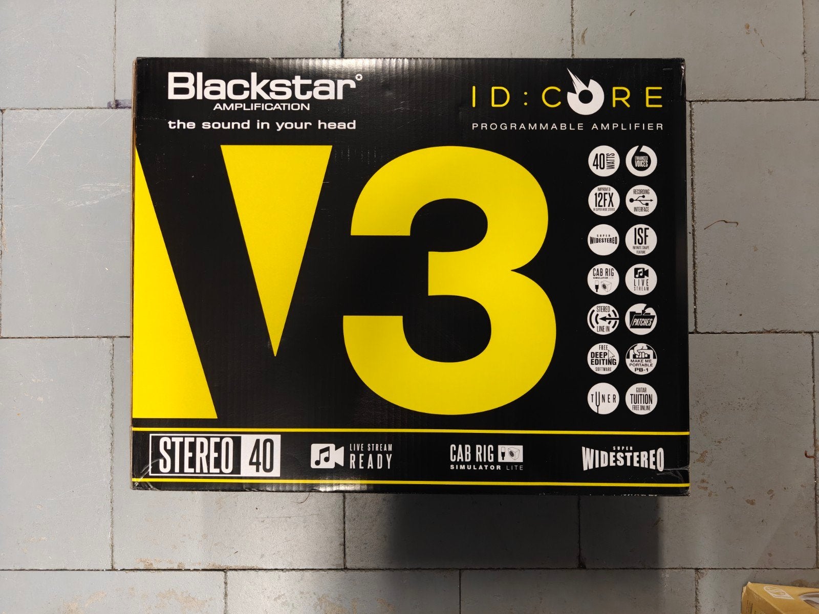 Blackstar id:core V3 stereo 40. Splinternieuw!, Enlèvement, Guitare