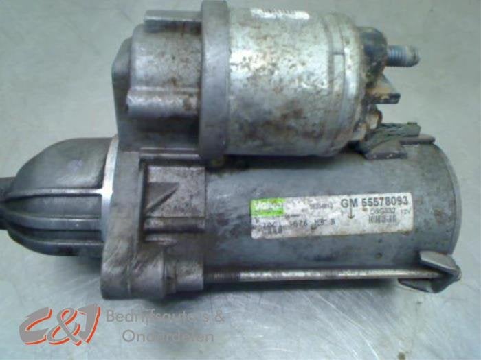 Startmotor van een Opel Combo, Gebruikt, -, -, Opel