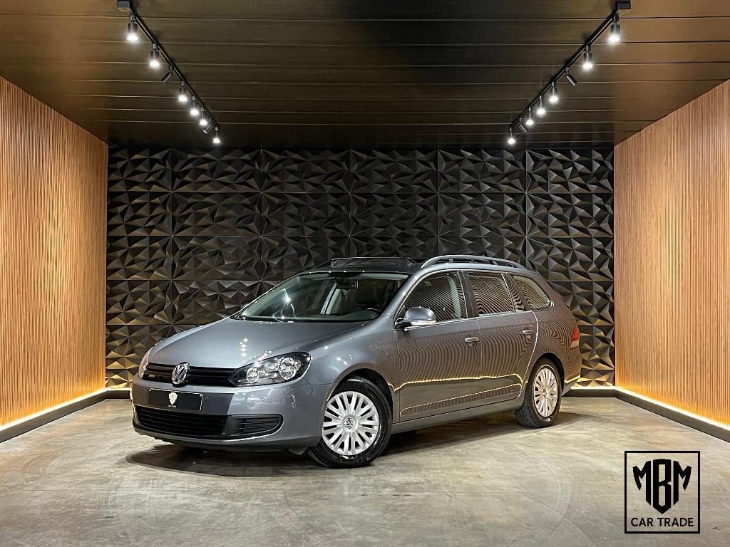 ✅ Vw Golf 6 1.6 TDi GARANTIE Panoramisch Dak Navi RNS PDC, Auto's, Voorwielaandrijving, Euro 5, Stof, Zwart