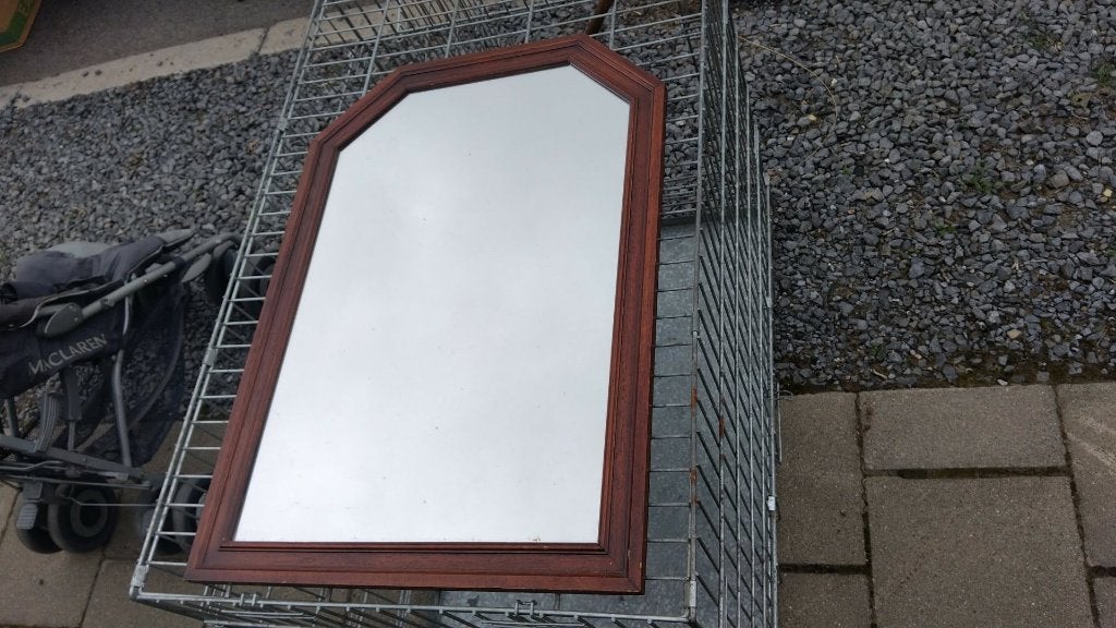 Miroir, Maison & Meubles, Moins de 100 cm, Comme neuf, Enlèvement, Moins de 50 cm