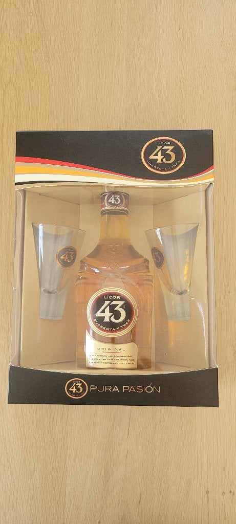Alcool – Coffret Liqueur 43 avec 2 verres, Collections, Verres & Petits Verres, Enlèvement ou Envoi, Neuf, Autres types