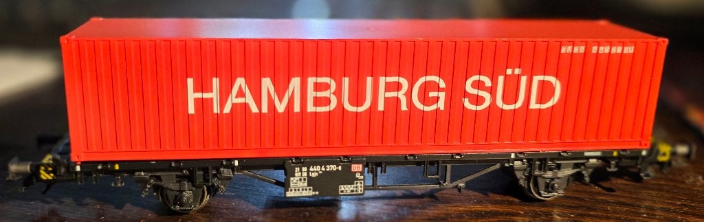 3552. Wagon porte-container long H0 Märklin., Hobby & Loisirs créatifs, Enlèvement ou Envoi, Comme neuf, Wagon, Märklin