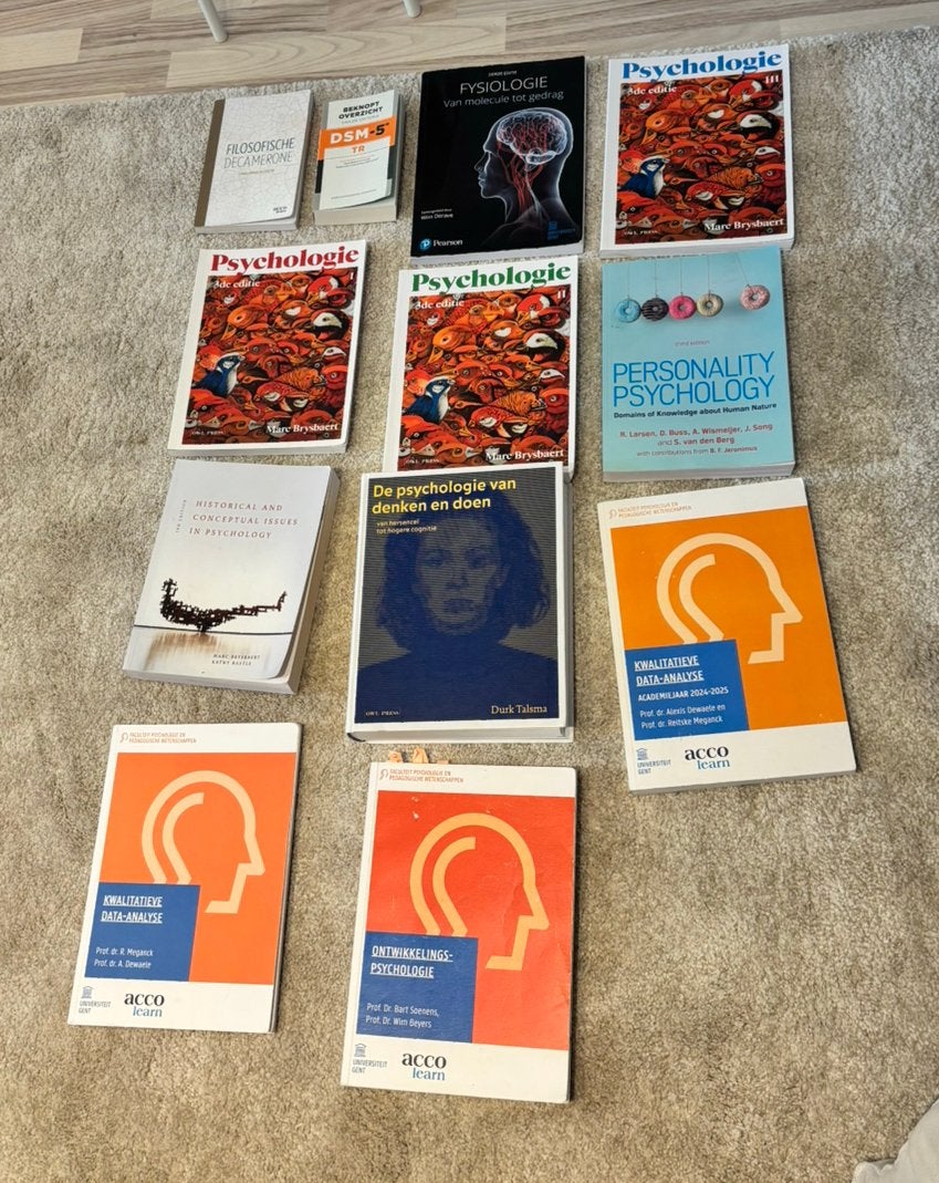 Boeken psychologie 1ste bach, Boeken, Psychologie, Ophalen, Zo goed als nieuw