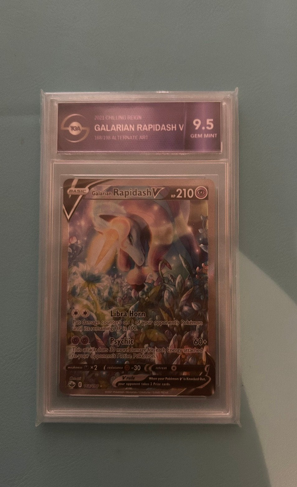 Le règne effrayant du Galarian Rapidash V | TGA9, Enlèvement, Comme neuf, Cartes en vrac, Foil