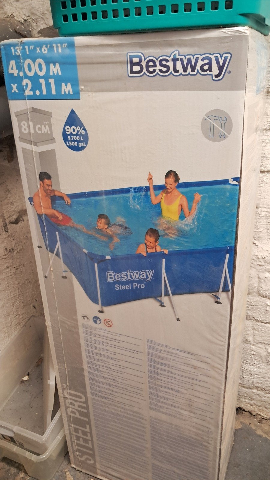groot nieuw zwembad bestway 4m, Tuin en Terras, Ophalen