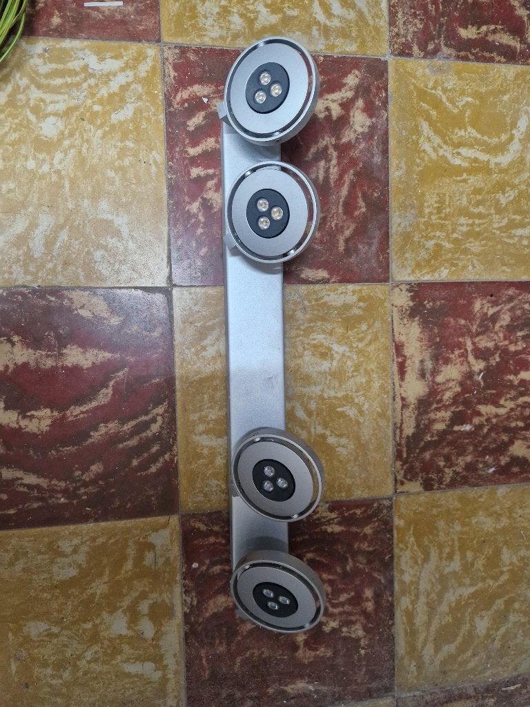 Rampe de spots LED Philips orientables (4 spots), Enlèvement ou Envoi, Philips, Métal, Spot sur rail