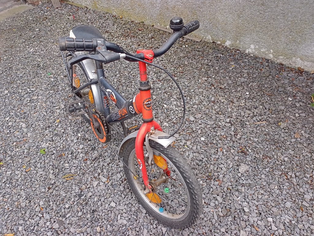 Kinderfiets, Ophalen, Gebruikt