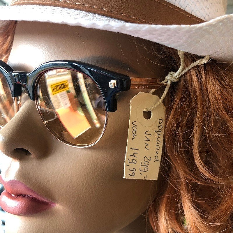 NIEUWE DSQUARED2 CONNOR UNISEX ZONNEBRIL DQ0273, Handtassen en Accessoires, Overige merken, Zonnebril, Zwart, Nieuw