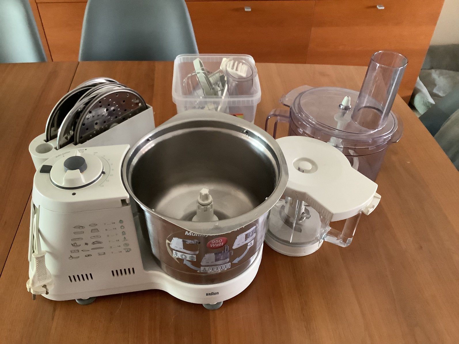 Robot de cuisine, Electroménager, Mélangeurs de cuisine, Enlèvement, Utilisé, 3 vitesses ou plus