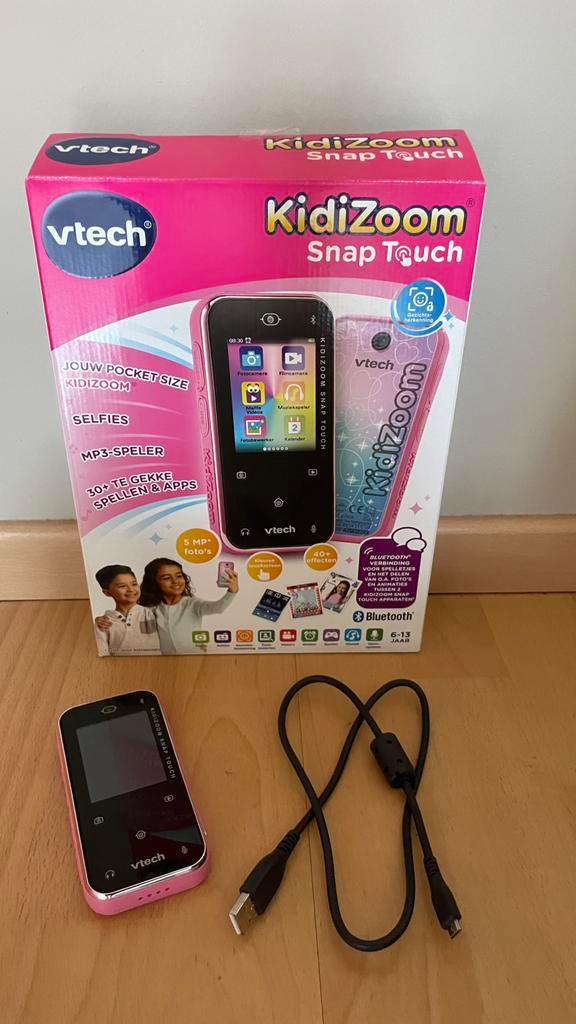 Vtech kidizoom Snap Touch, Ophalen of Verzenden, Zo goed als nieuw