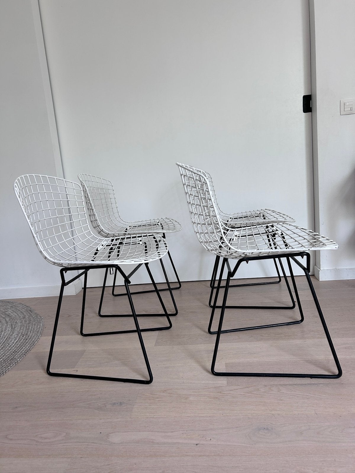 4 chaises Bertoia - Knoll - vintage - Top set, super état !, Maison & Meubles, Chaises, Enlèvement